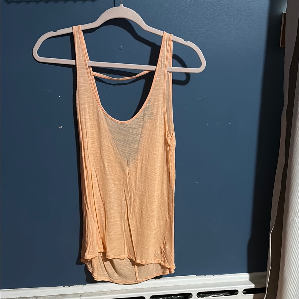 American Eagle Outfitters Light Orange Tank Top